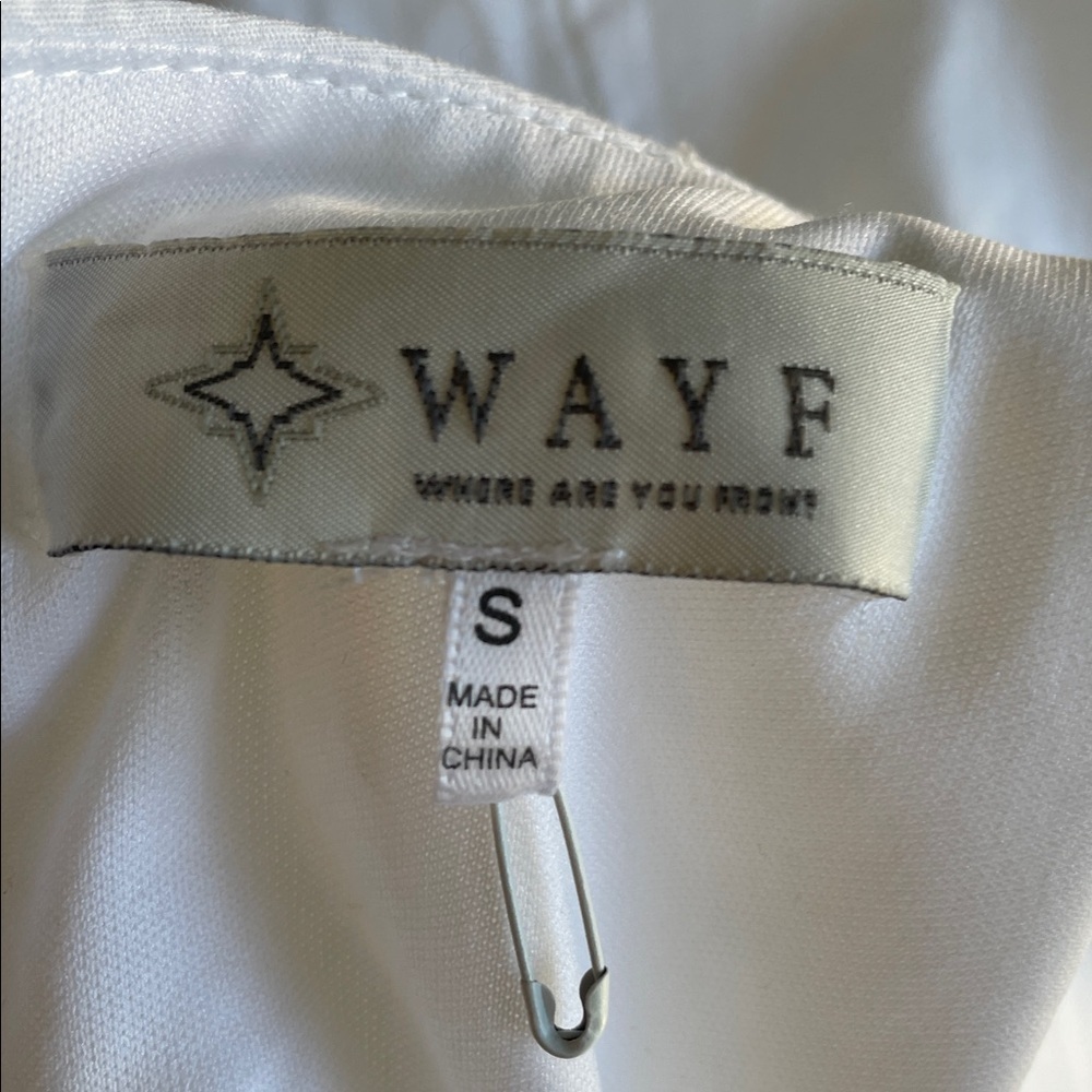 Wayf White Cutout Ruffle Dress - Picture 5 of 6